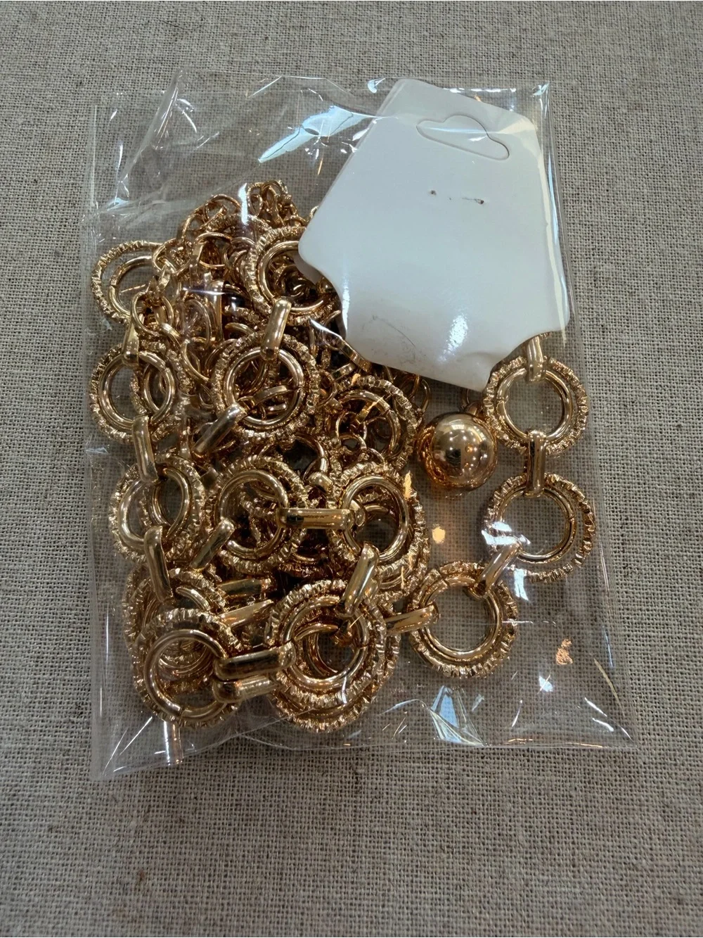 Gold Chain 42 inch Belt
